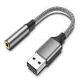 Adaptador de fone de ouvido USB USB para cartão de som do computador